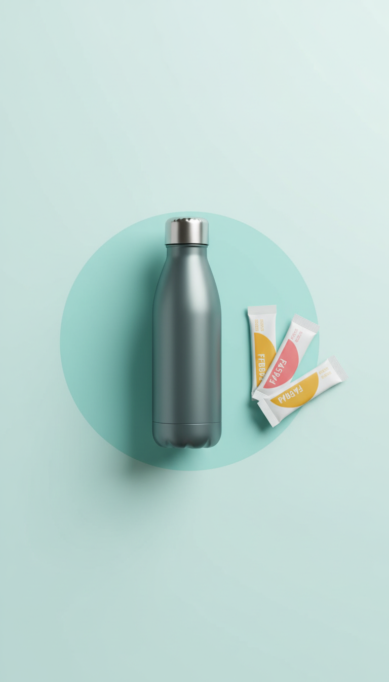 Stainless steel smart bottle in energy graphite